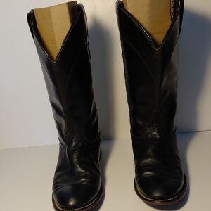Laredo Black Leather Boots